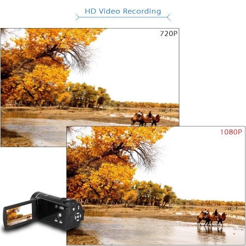 

Секонд хенд ORDRO HDV-V7 1080P Full HD Цифровая видеокамера Видеокамера Макс. 24-мегапиксельное 16-кратное цифровое увеличение с 3,0-дюймовым поворотным ЖК-экраном с поддержкой распознавания лиц
