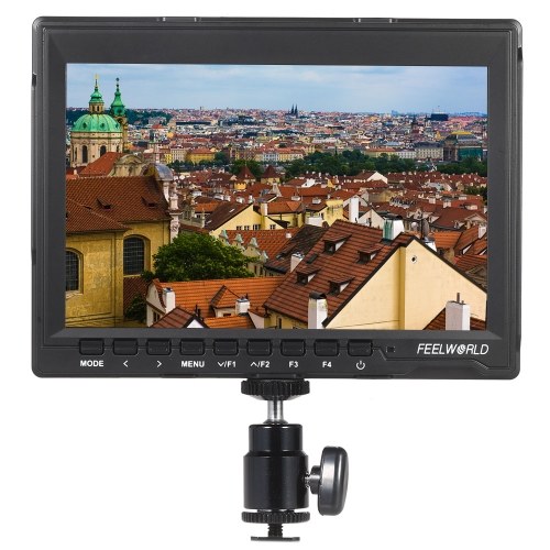 

Секонд хенд Feelworld FW74K Портативный 7-дюймовый Ultra HD 1280 * 800 IPS ЖК-экран монитора поддерживает 4K UHD 3840 * 2160p (29,97 / 25 / 23,98) с пряжкой для батареи для Panasonic GH4 для Sony A7S FS7 для BMPCC