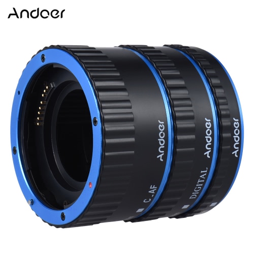 

Andoer Colorful Metal TTL Auto Focus AF Macro Extension Tube Ring