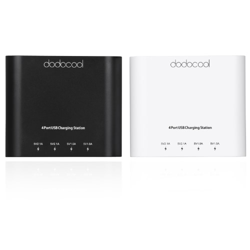 

dodocool 4-портовый USB адаптер питания зарядное устройство для iPhone 5C/5с/5 iPad iPod планшетный Samsung цифровой фотоаппарат 5V 1A / 2.1a белые нас Plug