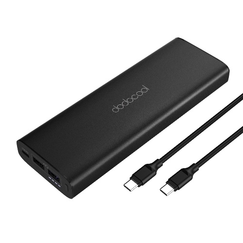 dodocool Ultra Slim 20100 mAh Aluminum Alloy 3-Port Power Bank