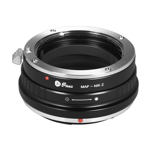 Fikaz Adattatore per obiettivo ad alta precisione Fikaz Adattatore per obiettivo ad alta precisione Anello in lega di alluminio per obiettivo Sony A-Mount per Nikon Z6 Z7 Fotocamera senza specchio per montaggio a Z MAF-NIKZ