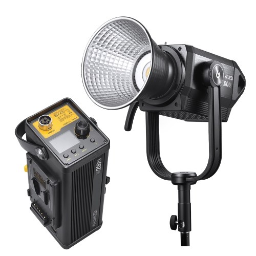 

Godox M200D 230W Professional Photography LED Video Light Studio Fill Light 5600K Adjustable Brightness CRI ≥96 TLCI ≥97 Bowens Mount for Indoor Outdoor Photography Portrait Video Recording