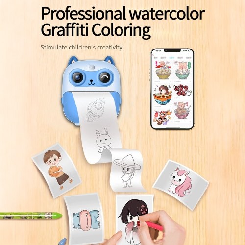 S5 1080P Kids Instant Print Camera Digital Camera for Kids Digital Video Camera 