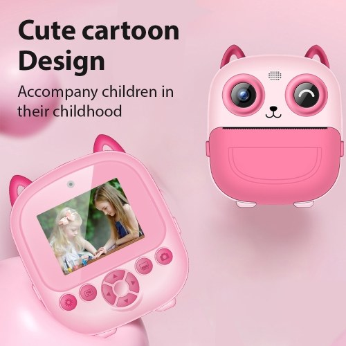 S5 1080P Kids Instant Print Camera Digital Camera for Kids Digital Video Camera 