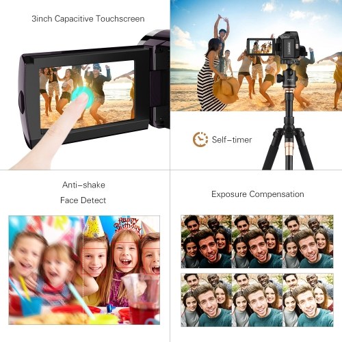

Andoer HDV-534K 4K 48MP WiFi Digital Video Camcorder