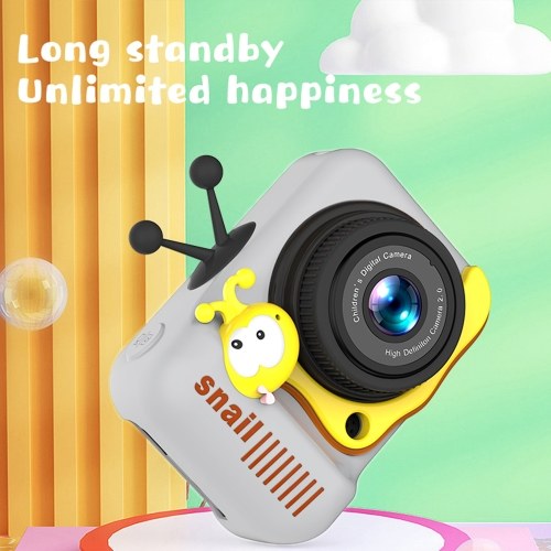 720P Cute Cartoon Kids Camera Digital Camera 20MP Children Camera 4X Digital Zoom 2.0-inch Screen Dual Lenses 