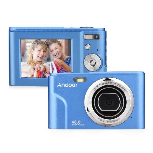 

Andoer Portable Digital Camera 48MP 1080P 2.4inch IPS Screen