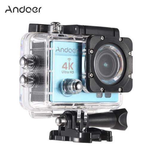 Andoer Q3H 170 ° ampio angolo 4K Ultra HD 25FPS 1080P 60FPS Wifi azione telecamera