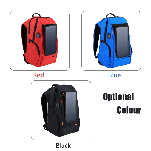 

Outdoor Charging Backpack with Solar Panel