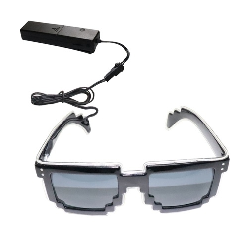 

YJ007 Voice-control LED Glasses 10 Colors Optional Light