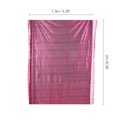 

1.3 * 2m / 4.2 * 6.5ft Shimmer Sequin Фотография Фон