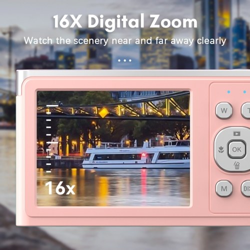 Andoer Compact 4K Digital Camera Video Camcorder 50MP 2.88Inch IPS Screen
