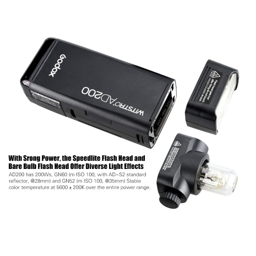 Godox AD200 Pocket Flash Portable Mini TTL Speedlite