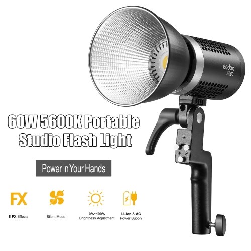 

Godox ML60 Portable Studio LED Light Portrait Photography Fill Light