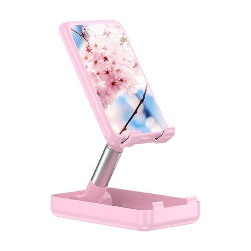 

Desktop Cell Phone Stand Phone Holder Bracket with Angle Height Adjustable for Smartphones Tablets