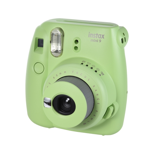 Fujifilm Instax Mini 9 Cámara instantánea Cámara con espejo Selfie 2pcs batería, azul hielo