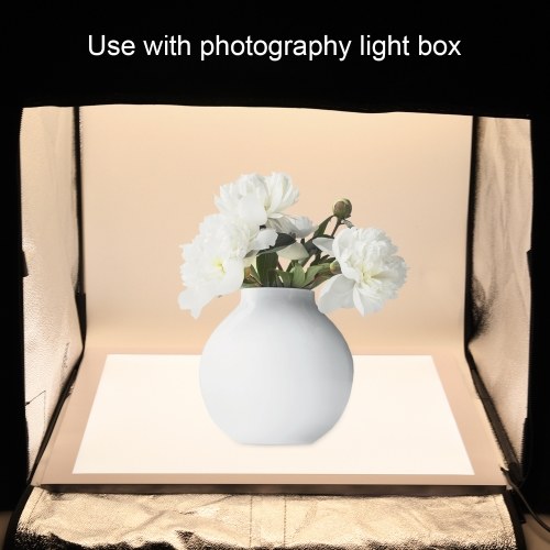 

LED Shadowless Light Panel Photography Light Box Bottom Light Stepless Dimmable for Product Jewelry Handicraft Articles Cosmetics Food Toys Models Photography
