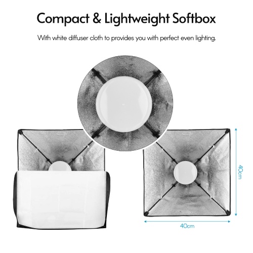 

Compact Photography Light kit Softbox Lighting Set