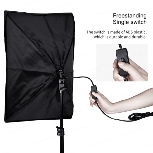 Andoer Studio Photography Light Kit Softbox Lighting Set