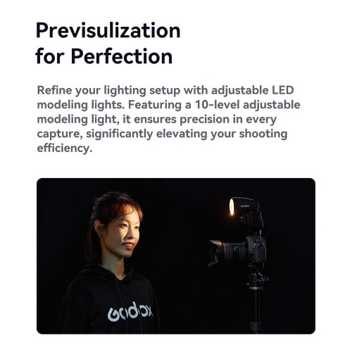 GODOX V1 PRO N 2.4G Wireless Camera Flash Compatible with Nikon Cameras 