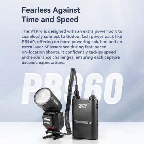 GODOX V1 PRO N 2.4G Wireless Camera Flash Compatible with Nikon Cameras 