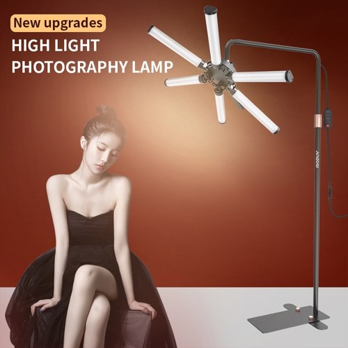 

Andoer HD-M26X Floor LED Video Light 6-Arm Fill Light