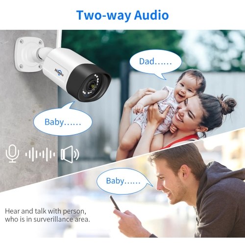 Hiseeu TZ-HB315 5MP Wireless Monitor Camera Wall Mount Smart WiFi Camera 