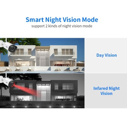 Hiseeu TZ-HB315 5MP Wireless Monitor Camera Wall Mount Smart WiFi Camera 