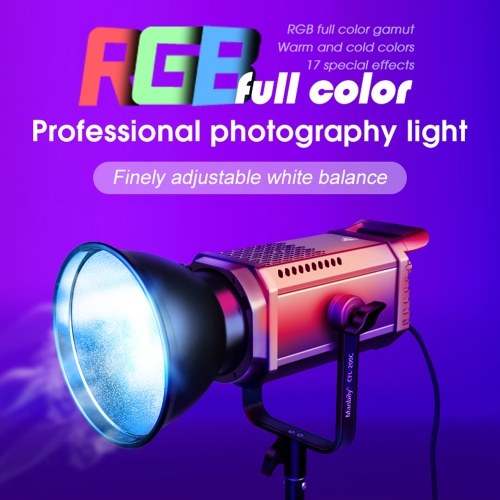 

Manbily CFL-200C 200W RGB LED Video Light Studio Continuous Light