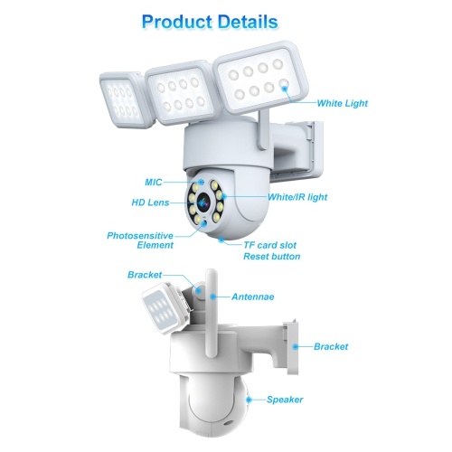 TV-XM-Q35-3MP-5V 2K Wireless Monitor Camera with Fill Light 