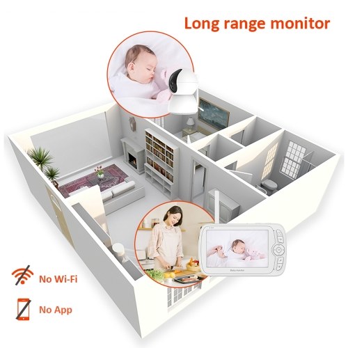 5inch LCD Screen Wireless Baby Monitor Video Monitor for Baby Camera Monitor 