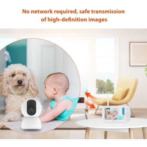 

5inch LCD Screen Wireless Baby Monitor Video Monitor for Baby Camera Monitor