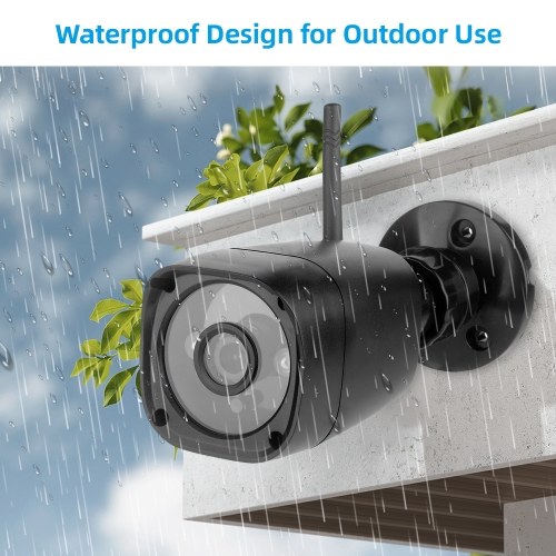 602D11 Wireless Security Camera DVR System with 720P Camera and 7inch LCD Monitor 