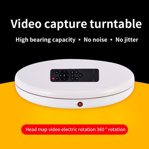 

45CM/17.7in Motorized Rotating Display Stand Display Base with Remote Control