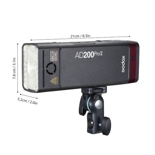 Godox AD200Pro II Pocket Flash Light 200W 2.4G Wireless Speedlite 