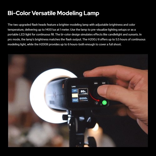 Godox AD200Pro II Pocket Flash Light 200W 2.4G Wireless Speedlite 