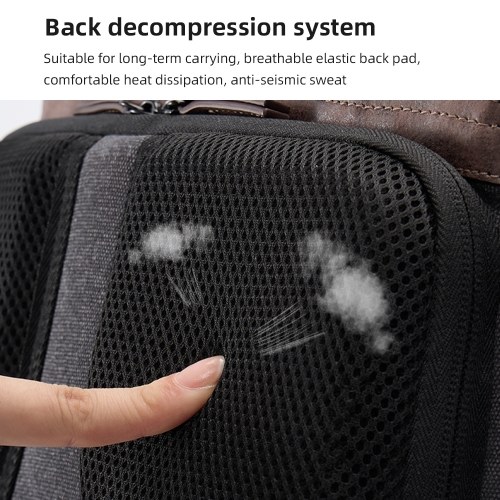Cwatcun D128 Camera Bag Camera Backpack Photography Backpack Large Capacity Camera Case with Tripod Holder 14 Inch Laptop Compartment for Women Men Photographers - Small Size 