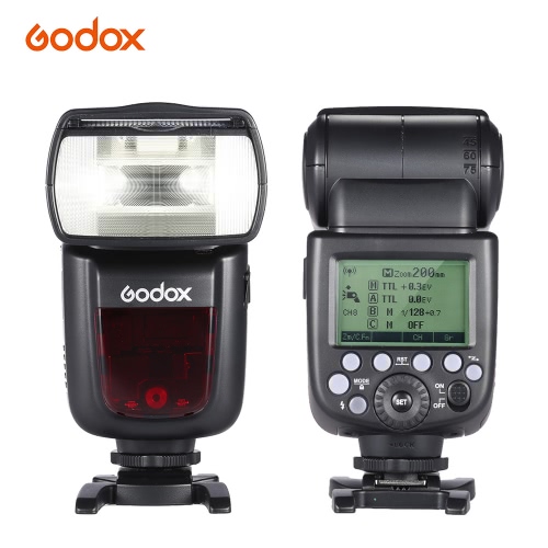 Godox V860II-N i-TTL 1/8000S HSS Master Slave GN60 Speedlite Flash Built-in 2.4G Wireless X System with 2000mAh Rechargeable Li-ion Battery for Nikon D800 D700 D7100 D7000 D5200 D5100 D5000 D300 D300S D3200 DSLR  Camera