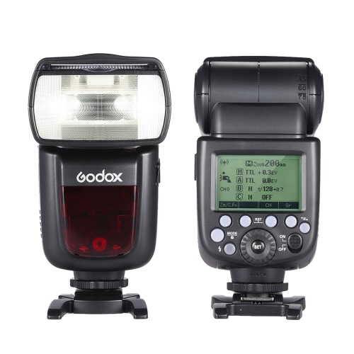 Godox V860II-N i-TTL 1/8000S HSS Master Slave GN60 Speedlite Flash Built-in 2.4G Wireless X System with 2000mAh Rechargeable Li-ion Battery for Nikon D800 D700 D7100 D7000 D5200 D5100 D5000 D300 D300S D3200 DSLR  Camera