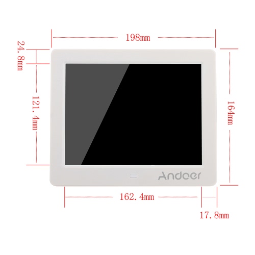 

Andoer 8" HD Wide Screen High Resolution Digital Photo Picture Frame