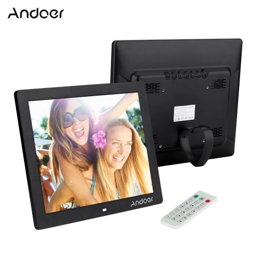 

Andoer 12 "Frame HD LED Digital Photo Picture 800 * 600 MP4 MP3 Movie Player Электронная книга Часы календарь с дистанционным управлением Рождественский подарок