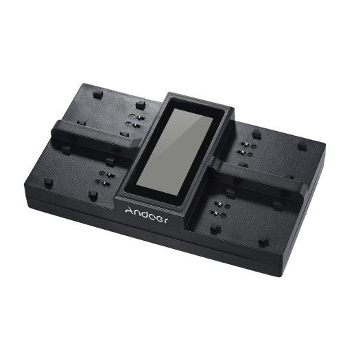 

Andoer NP-FW50 NPFW50 NP-F970 Зарядное устройство для 4-канальной цифровой камеры с ЖК-дисплеем для Sony α7 α7R α7sII α7II α6500 A
