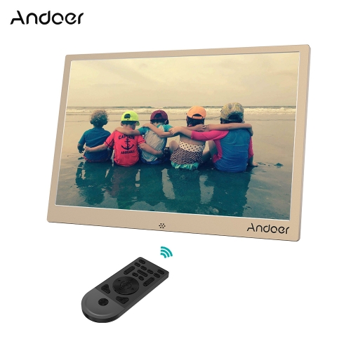 

Andoer 13inch Aluminum Alloy LED Digital Photo Frame