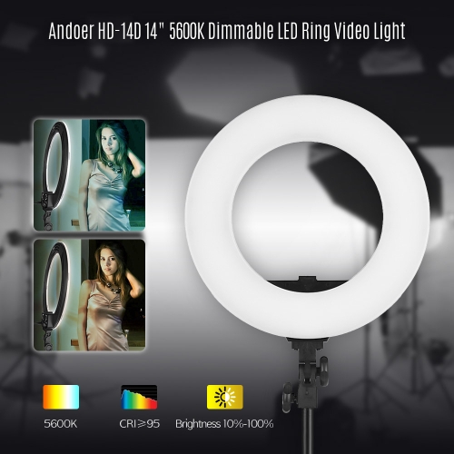 

Andoer HD-14D 14 Inch Studio Ring Light