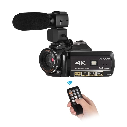 Andoer AC3 4K UHD 24MP Digitaler Videokamera Camcorder