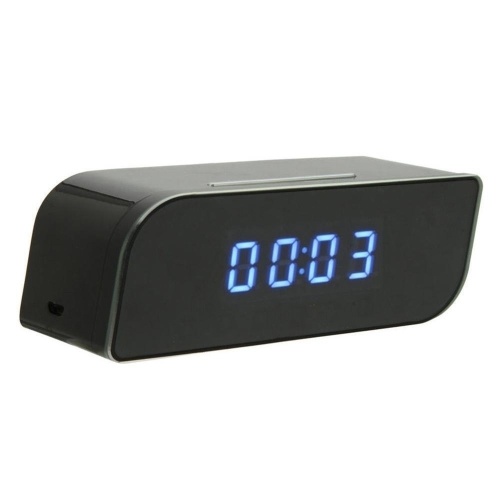 

Mini Night Vision Cam Alarm Clock Camera