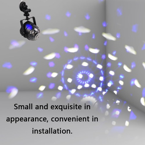

Sound Active Mini RGB LED Wedding Party Disco Club DJ Light