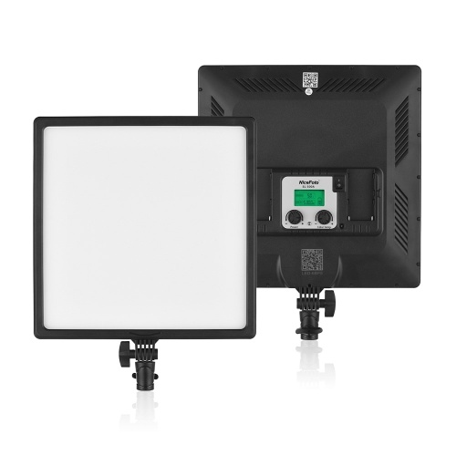 NiceFoto SL-500A Ultra Slim Bi-Color LED Video Light Photography Fill Light 3200K-6500K CRI 95+ Mobile APP Control for Video Recording Professional Studio Commercial Photography Wedding Photography Live Video