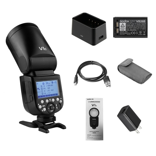 

Godox V1C Professional Camera Flash Speedlite Speedlight Round Head